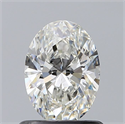 Diamante Natural 0.74 quilates, Ovalado , Color H, claridad VVS1 y certificado GIA