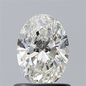 Picture of Natural Diamond 0.74 Carats, Oval with  Cut, H Color, VVS1 Clarity and Certified by GIA