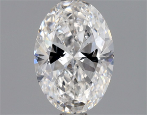 Picture of Natural Diamond 1.01 Carats, Oval with  Cut, E Color, SI1 Clarity and Certified by GIA