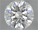 Natural Diamond 0.80 Carats, Round with Excellent Cut, H Color, SI2 Clarity and Certified by GIA