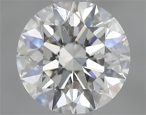 Picture of Natural Diamond 0.80 Carats, Round with Excellent Cut, H Color, SI2 Clarity and Certified by GIA