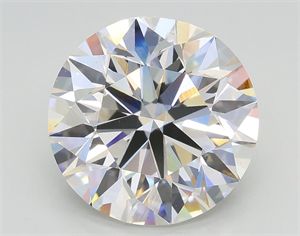 Picture of Lab Grown Diamond 4.01 Carats, Round with Excellent Cut, G Color, VS2 Clarity and Certified by IGI