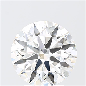 Picture of Lab Grown Diamond 3.02 Carats, Round with Ideal Cut, F Color, VS1 Clarity and Certified by IGI