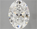 Natural Diamond 3.00 Carats, Oval with  Cut, D Color, VS1 Clarity and Certified by GIA