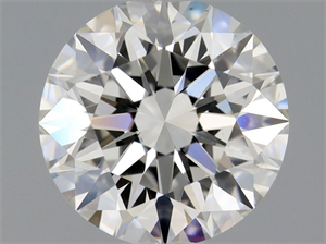 Picture of Natural Diamond 0.70 Carats, Round with Excellent Cut, G Color, VS2 Clarity and Certified by GIA