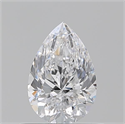 Natural Diamond 0.70 Carats, Pear with  Cut, D Color, VS2 Clarity and Certified by GIA
