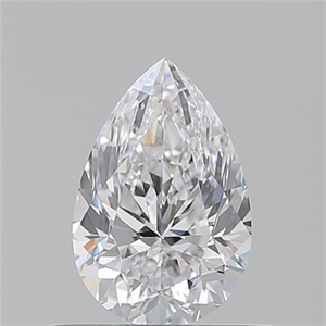 Picture of Natural Diamond 0.70 Carats, Pear with  Cut, D Color, VS2 Clarity and Certified by GIA