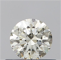 Natural Diamond 0.44 Carats, Round with Very Good Cut, M Color, SI1 Clarity and Certified by GIA