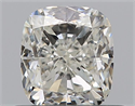 Natural Diamond 0.60 Carats, Cushion with  Cut, I Color, VS1 Clarity and Certified by GIA