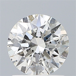 Picture of Natural Diamond 1.01 Carats, Round with Excellent Cut, G Color, SI2 Clarity and Certified by GIA