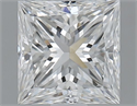 Natural Diamond 1.00 Carats, Princess with  Cut, F Color, VS1 Clarity and Certified by GIA