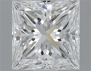 Picture of Natural Diamond 1.00 Carats, Princess with  Cut, F Color, VS1 Clarity and Certified by GIA