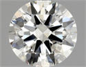 Natural Diamond 0.40 Carats, Round with Excellent Cut, J Color, SI1 Clarity and Certified by GIA