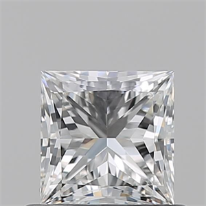 Picture of Natural Diamond 0.70 Carats, Princess with  Cut, H Color, VVS2 Clarity and Certified by GIA
