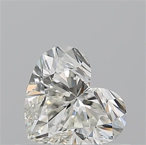 Picture of Natural Diamond 0.50 Carats, Heart with  Cut, J Color, VS2 Clarity and Certified by GIA