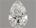 Natural Diamond 0.41 Carats, Pear with  Cut, F Color, VS1 Clarity and Certified by GIA