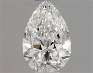 Picture of Natural Diamond 0.41 Carats, Pear with  Cut, F Color, VS1 Clarity and Certified by GIA