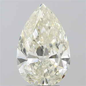 Foto Diamante Natural 3.01 quilates, De pera , Color J, claridad SI2 y certificado IGI de