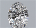 Diamante Natural 0.42 quilates, Ovalado , Color E, claridad VS1 y certificado GIA