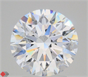 Lab Grown Diamond 3.25 Carats, Round with Ideal Cut, D Color, VVS1 Clarity and Certified by IGI