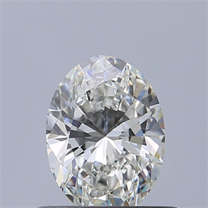 Picture of Natural Diamond 0.50 Carats, Oval with  Cut, F Color, VS1 Clarity and Certified by IGI