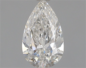 Picture of Natural Diamond 0.50 Carats, Pear with  Cut, F Color, SI1 Clarity and Certified by GIA