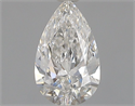 Diamante Natural 0.50 quilates, De pera , Color F, claridad SI1 y certificado GIA