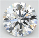 Lab Grown Diamond 3.24 Carats, Round with Ideal Cut, D Color, VVS1 Clarity and Certified by IGI
