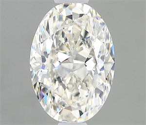 Picture of Natural Diamond 0.52 Carats, Oval with  Cut, H Color, VS1 Clarity and Certified by GIA