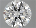 Natural Diamond 0.62 Carats, Round with Excellent Cut, F Color, VVS1 Clarity and Certified by GIA