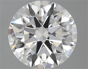 Picture of Natural Diamond 0.62 Carats, Round with Excellent Cut, F Color, VVS1 Clarity and Certified by GIA