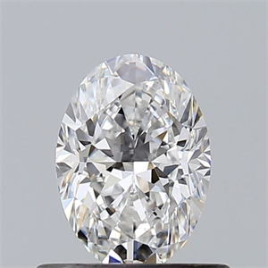 Picture of Natural Diamond 0.51 Carats, Oval with  Cut, D Color, VS1 Clarity and Certified by GIA