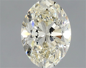 Picture of Natural Diamond 1.00 Carats, Oval with  Cut, K Color, VVS2 Clarity and Certified by GIA