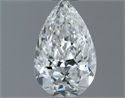 Diamante Natural 0.60 quilates, De pera , Color F, claridad SI1 y certificado GIA
