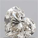 Natural Diamond 0.70 Carats, Heart with  Cut, K Color, VS2 Clarity and Certified by IGI