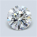 Diamante Natural 1.30 quilates, Redondo , Color E, claridad VVS2 y certificado GIA