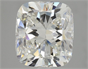 Natural Diamond 4.01 Carats, Cushion with  Cut, I Color, VVS1 Clarity and Certified by GIA