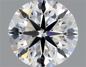 Picture of Natural Diamond 0.71 Carats, Round with Very Good Cut, E Color, VVS2 Clarity and Certified by GIA