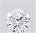 Lab Grown Diamond 1.04 Carats, Round with Ideal Cut, D Color, VVS1 Clarity and Certified by IGI