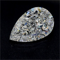 Natural Diamond 2.01 Carats, Pear with  Cut, H Color, VVS1 Clarity and Certified by GIA