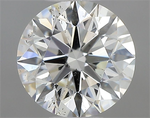 Foto Diamante Natural 0.59 quilates, Redondo , Color J, claridad SI1 y certificado GIA de