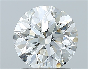 Picture of Natural Diamond 1.20 Carats, Round with Excellent Cut, G Color, VVS2 Clarity and Certified by GIA