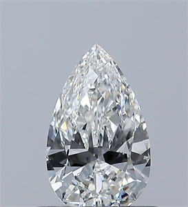 Picture of Natural Diamond 0.50 Carats, Pear with  Cut, G Color, VS2 Clarity and Certified by GIA