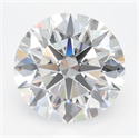 Lab Grown Diamond 3.27 Carats, Round with Ideal Cut, D Color, VVS1 Clarity and Certified by IGI