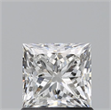 Natural Diamond 0.90 Carats, Princess with  Cut, G Color, VS2 Clarity and Certified by GIA