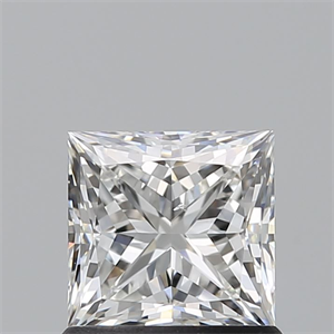 Picture of Natural Diamond 0.90 Carats, Princess with  Cut, G Color, VS2 Clarity and Certified by GIA