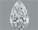 Natural Diamond 0.50 Carats, Pear with  Cut, G Color, VS2 Clarity and Certified by GIA