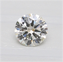 Diamante Natural 0.50 quilates, Redondo , Color K, claridad SI2 y certificado GIA