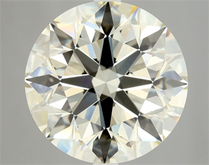 Picture of Natural Diamond 4.20 Carats, Round with Excellent Cut, N Color, VS2 Clarity and Certified by GIA