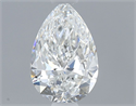 Natural Diamond 0.50 Carats, Pear with  Cut, E Color, VVS2 Clarity and Certified by GIA
